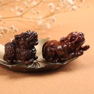 Lightning Date Wood Carving Jewelry Pixiu Accessories Taoist Magic Tool Jewelry Kirin Accessories Cr