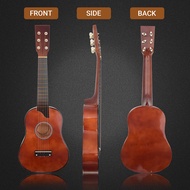 25Inch Mini Small Guitar Basswood 6 Strings Acoustic Guitar with Pick Strings for Beginner Children