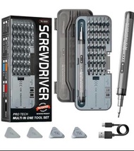 無線 USB Type-C 充電式 46 合 1 迷你輕型螺絲起子套裝適用於精密維修和家居裝修  sfjckp Cordless USB Type-C Rechargeable 46 in 1 Min