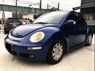 【FB搜尋桃園阿承】福斯 超人氣BEETLE金龜車 2005年 1.6CC 藍色 二手車 中古車