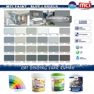 [GREYS] 5 Liter MCI Blue-I Shield for Exterior Wall | 5 Years Protection Paint Cat Dinding Luar Rumah