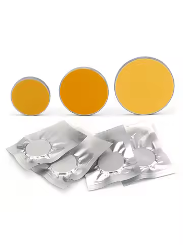 CO2 Laser Si Reflective Mirrors Dia19.05/20/25/30 10.6um 400W Mirrored Lenses Gold-Plated Silicon fo