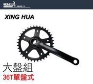 ★飛輪單車★ CH淑女車單速大盤組-36T 自行車單車牙盤組(腿長165mm)[04002552]