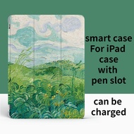 Case For ipad 2021 gen9 10.2 inch casing air 5 case with pencil holder ipad case 9th 8th 7th ipad mini6 generation cover Pro11 Trifold airbag casing