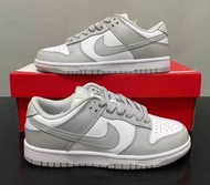 💜Nike Dunk SB 灰白 復古 耐磨 男女同款 低幫鞋 板鞋 Unisex low-top shoes sneakers