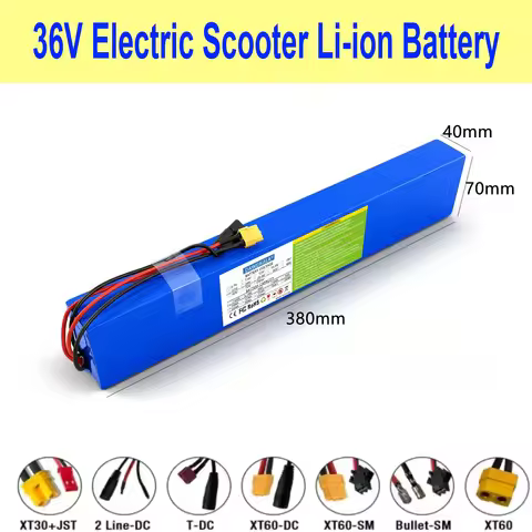 10S4P 36V 20000mAh 1000W 18650 Rechargeable Battery Pack 36V Lithium Battery for 42V Electric Scoote