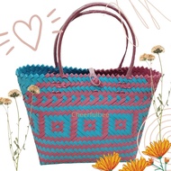 [Trends eMart] FREE TWILLY Finely Handwoven Malaysian Borneo SARAWAK Penan Handmade S Size Tote Bag/