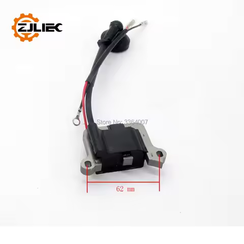 1E48F ignition coil fit for 63cc brush cutter grass trimmer 48 engine 48F grass cutter mower ignitio