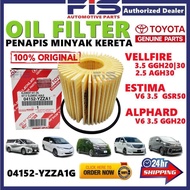 FIS Oil Filter Toyota Alphard GGH20 Vellfire 2.5 3.5 GGH30 Estima GSR50 RX350 04152-YZZA1 Penapis Mi