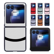 Moto Razr 50/50s/50d ケース Razr 50 Ultra 耐衝撃 カバー TPU+PUレザー 折りたたみ型 シンプル Motorola モトローラ レーザー50 / 50 ウルトラ