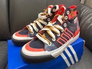 Adidas Nizza High Top Denim Sneakers