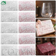 [H&L] 2/3/5/10PCS Gift Packaging Rhinestone Sticker for Cards/Boxes/Scrapbooks | 3D Acrylic Diamond 