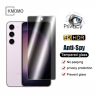 Anti-peeping tempered glass protector for Samsung A7 2018 A9 A6 A8 J8 J6 J4 Plus J7 Pro Core J2 Prime
