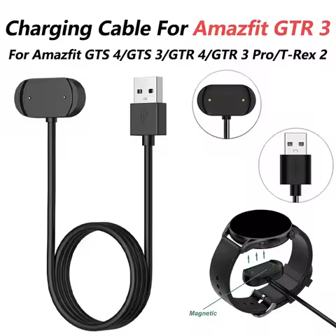 USB Charging Cable For Amazfit GTR3 GTS3 Pro Smart Watch Dock Charger Cradle Adapter For Amazfit GTR