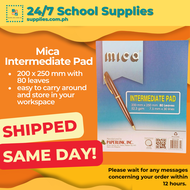 Mica Intermediate Pad 200 x 250 mm 80 Leaves pad paper 1 whole for High School and College requireme