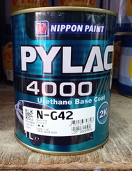 สีพ่นรถยนต์ สีรถยนต์ NIPPON PAINT (สีนิสสัน) Nissan PYLAC 4000 สีไพแลค 2K เบอร์ NO.N-G42 (ขนาด 1 ลิต