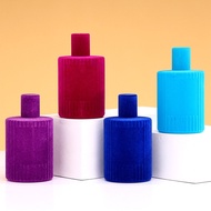 perfume bottle perfume bottle refillable High-end flocking glass perfume bottle 100ml bayonet perfum