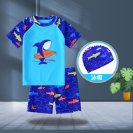 Baju renang kanak-kanak yang cepat kering untuk kanak-kanak lelaki dan perempuan baru budak bersaiz 