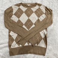Argyle Coksu Ls Sweater - No Cancel