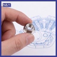 N&Y   Titanium Hex Flange Nuts M5 M6 M8 M9 M10 M12 Universal Fit Lightweight for Motorcycles Bikes C
