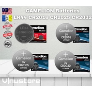 Camelion 3V Coin Battery LR41 LR44 CR1220 CR1225 CR2016 CR2025 CR2032 Batteries Bateri Remote Watch 
