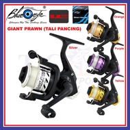 Blue Eyes Giant Prawn Mesin Pancing Spinning|Kekili Pancing Udang Dengan Tali|TCE Tackles Prawn Reel