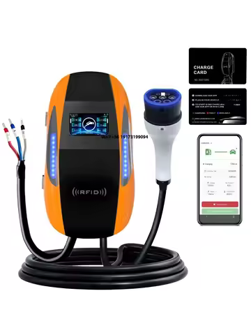 Portable EV Charger for Solar DC EV Charging V2H EV Charger Station Type2 7kw 11kw 22kw AC Wallbox W