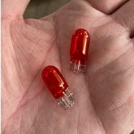 T10 12V Mentol Merah FOR CIVIC FD / EK 99 ALBINO TAIL LAMP BULB RED T10