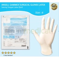 ANSELL GAMMEX Latex Gloves / Surgical Gloves Powder