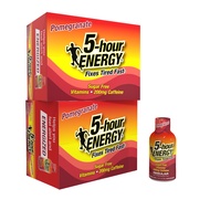 5-hour ENERGY Regular Strength Energy Shot | Pomegranate Flavor | 1.93 oz. | 24 Count | Sugar-Free &
