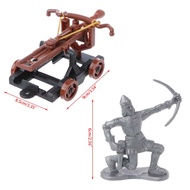 14Pcsset Medieval Knights Toy Catapult Crossbow Soldier Figures Playset Chariot