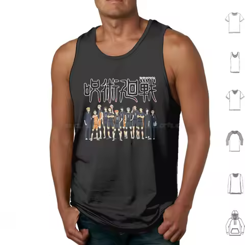Normal Jjk Tank Tops Print Cotton Anime Cool Anime Anime Magnets Anime Hydro Hydro Aesthetic Anime M