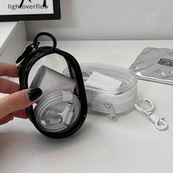 [lightoverflow] Transparent Data Cable Charger Storage Bag Cable Organizer Waterproof Travel Bag Org