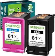 GREENBOX Remanufactured Ink Cartridge 61XL Replacement for HP 61XL 61 XL for HP Envy 4500 5530 5534 