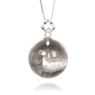 【正佳珠寶】黑銀鈦 頂級淨透魚骨黑銀鈦 8.6g 黑銀鈦吊墜