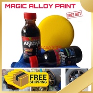 60ML Magic Alloy Paint Cat Rim Alloy CHROME RIM PAINT Car And Motorcycle Cat Rim Kereta Cat Rim Moto