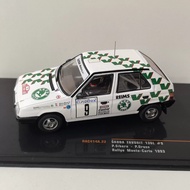 [Ready Stock 1pc] IXO 1/43 SKODA favorit 136L #9 1993 Skoda Car Model Alloy Real Shooting Non-Refund