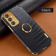 Cá sấu Ốp họa tiết cho Samsung Galaxy A16 Bìa Vòng chống sốc từ chủ Samsung Galaxy A16 A06 A16 coque