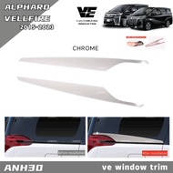 Vemart toyota Alphard vellfire anh30 2015-2023 car side window trim garnish accessories anh30