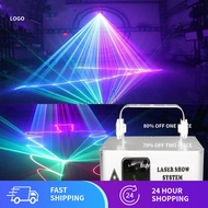 [Fast Ship] Single head full-color scanning laser, laser light, line laser, party light, disco light