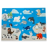 Felt Story Busy Board Set Montessori Early Learning Interactive Puzzle Toys Felt Board Family Intera