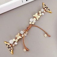 Adjustable Lightweight And Comfortable Butterfly Clasp Cat Eye Stone Compatible With Apple Watch B S