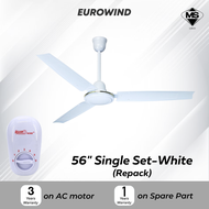 EUROWIND 56”/60" CEILING FAN (CEILING FAN 56"/60") Single(KOOK)
