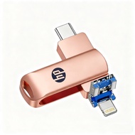【รับประกัน 5 ปี】HP แฟลชไดร์ฟ 1TB 3 in 1 Flashdrive OTG USB ip/hone Flash Drive แฟลชไดร์ฟ 3.0 1TB/2TB