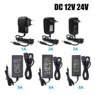 EU Bộ Chuyển Nguồn Đa Năng AC 180-250V Sang DC 12V 24V Cho Dây Đèn LED 1A-10A Nhiều Tùy Chọn Dòng Đi