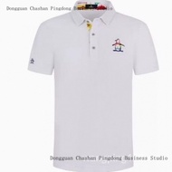 2023 New High quality polo Munsingwear/munsingwear Golf Men's Short-Sleeved T-Shirt Summer Fashion Refreshing Sports POLO Shirt Customization
