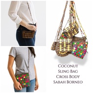 Sling Bag Coconut Cross Body Borneo Sabah