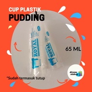 Pudding cup/plastic pudding cup contains 50 pcs