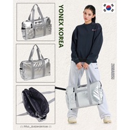 PRO Badminton Korea YONEX|Korean Style Boston Bag Travel Bright Silver (With Detachable Small Coin P