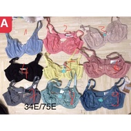 Bigsize 34E bra in many styles, genuine product